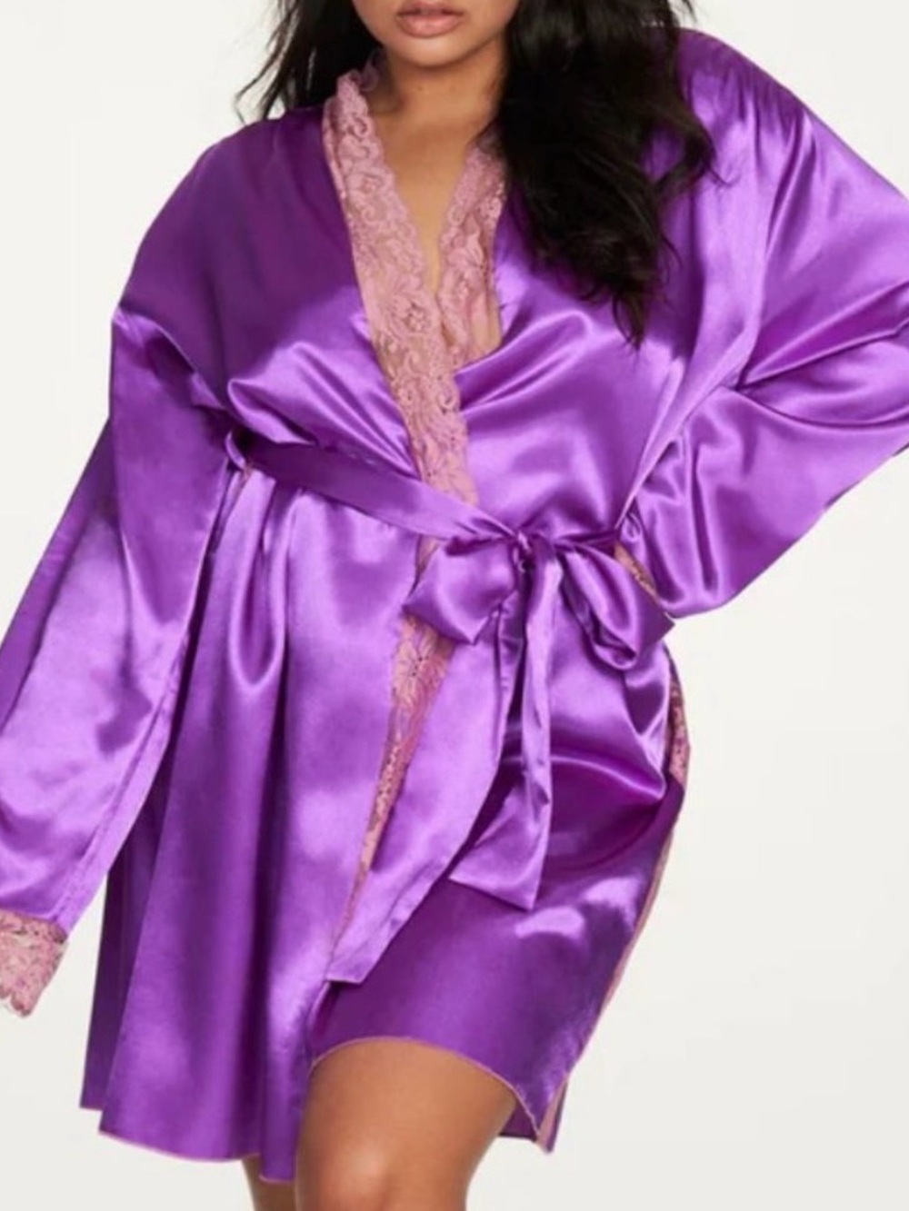 Frederick’s of Hollywood Aspen Mae lace robe